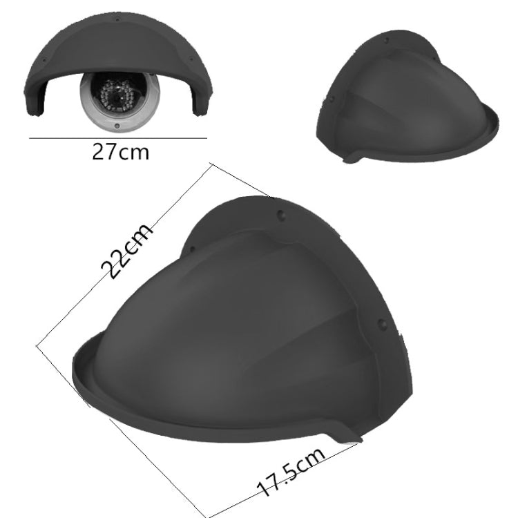 Outdoor Rainproof Sunshade Dustproof Plastic Cover for Security Camera Outdoor Rainproof Sunshade Dustproof Plastic Cover for Security Camera